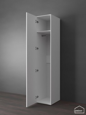 Шкаф Linnea MHR-1PO 2050х400х510 (Белый-М 11.1.1) в Троицке - troick.ok-mebel.com | фото 4