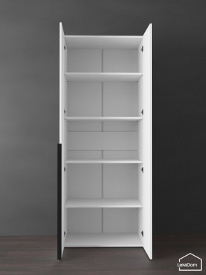 Шкаф Linnea MHR-2-2 2050х800х510 (Белый-М 11.1.2) в Троицке - troick.ok-mebel.com | фото 4