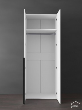 Шкаф Linnea MHR-2 2050х800х510 (Белый-М 11.1.2) в Троицке - troick.ok-mebel.com | фото 4