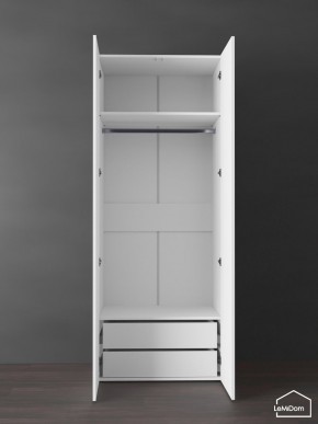 Шкаф Linnea MHR-2PO-3 2050х800х510 (Белый-М 11.1.2) в Троицке - troick.ok-mebel.com | фото 4