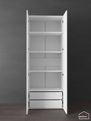 Шкаф Linnea MHR-2PO-4 2050х800х510 (Белый-М 11.1.2) в Троицке - troick.ok-mebel.com | фото 5
