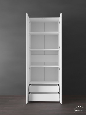 Шкаф Linnea MHR-2PO-4 2050х800х510 (Белый-М 11.1.2) в Троицке - troick.ok-mebel.com | фото 6