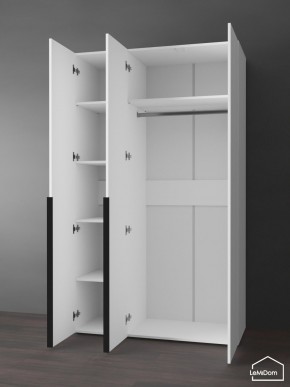 Шкаф Linnea MHR-3-1 2050х1200х510 (Белый-М 11.1.1) в Троицке - troick.ok-mebel.com | фото 5