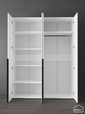 Шкаф Linnea MHR-4-1 2050х1600х510 (Белый-М 11.1.2) в Троицке - troick.ok-mebel.com | фото 4