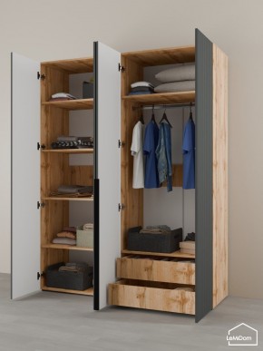 Шкаф Linnea MHR-4-2 2050х1600х510 (ДВ-М 11.1.25) в Троицке - troick.ok-mebel.com | фото 5