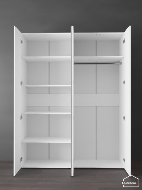 Шкаф Linnea MHR-4PO-1 2050х1600х510 (Белый-М 11.1.2) в Троицке - troick.ok-mebel.com | фото 4