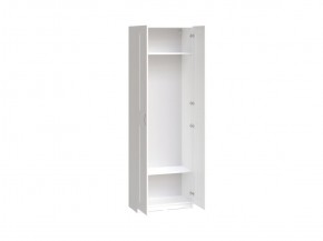 Шкаф МАКС двухдверный узкий, цвет белый в Троицке - troick.ok-mebel.com | фото 2