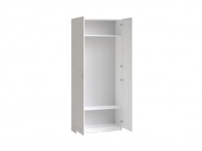 Шкаф МАКС двухстворчатый, цвет белый в Троицке - troick.ok-mebel.com | фото 2