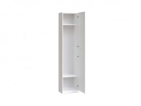Шкаф МАКС однодверный узкий, цвет белый в Троицке - troick.ok-mebel.com | фото 2