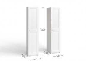 Шкаф МАКС однодверный узкий, цвет белый в Троицке - troick.ok-mebel.com | фото 3