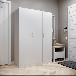 Шкаф ОРИОН трехдверный, цвет белый в Троицке - troick.ok-mebel.com | фото 2