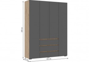 Шкаф платяной Элла в Троицке - troick.ok-mebel.com | фото 3
