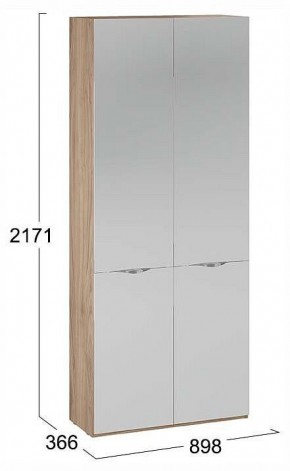 Шкаф платяной Глосс СМ-319.07.014 в Троицке - troick.ok-mebel.com | фото 4