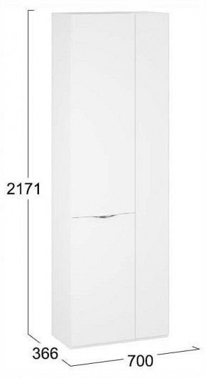 Шкаф платяной Глосс СМ-319.07.016 в Троицке - troick.ok-mebel.com | фото 4