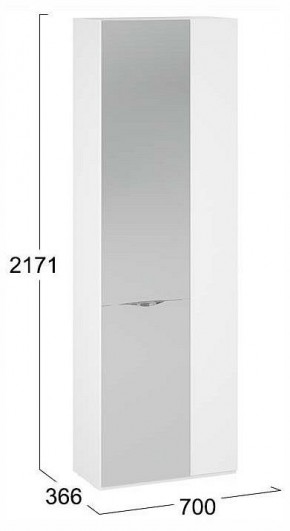 Шкаф платяной Глосс СМ-319.07.017 в Троицке - troick.ok-mebel.com | фото 4