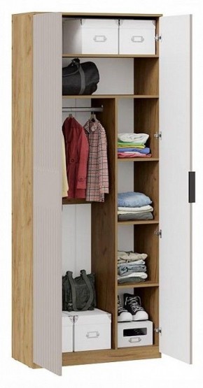 Шкаф платяной Хилтон Исп. 2 в Троицке - troick.ok-mebel.com | фото 3
