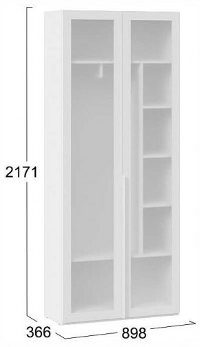 Шкаф платяной Порто СМ-393.07.226 в Троицке - troick.ok-mebel.com | фото 4