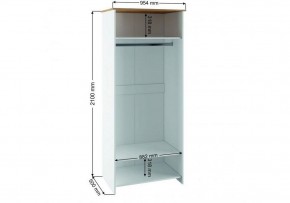 Шкаф платяной Теодора в Троицке - troick.ok-mebel.com | фото 3