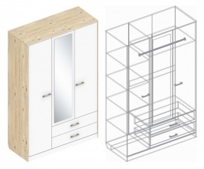 Шкаф "Милана" 3-х створчатый с 2 ящиками в Троицке - troick.ok-mebel.com | фото 3
