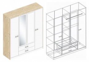 Шкаф "Милана" 4-х створчатый в Троицке - troick.ok-mebel.com | фото 3
