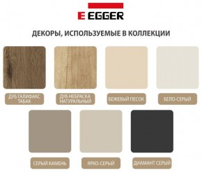 Шкаф распашной серия «ЗЕВС» (PL3/С1/PL2) Серый камень/Небраска натуральный в Троицке - troick.ok-mebel.com | фото 3