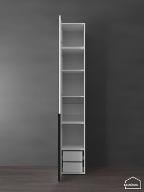 Шкаф с антресолью Linnea MHR-1A-4 2450х400х510 (Белый-М 11.1.1) в Троицке - troick.ok-mebel.com | фото 6