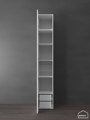 Шкаф с антресолью Linnea MHR-1POA-4 2450х400х510 (Белый-М 11.1.1) в Троицке - troick.ok-mebel.com | фото 6