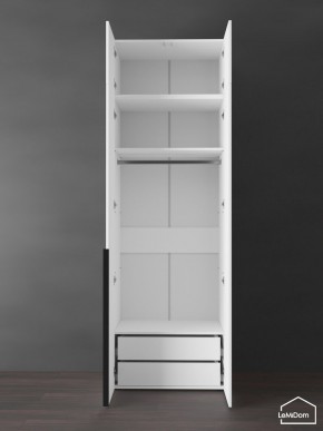 Шкаф с антресолью Linnea MHR-2A-3 2450х800х510 (Белый-М 11.1.2) в Троицке - troick.ok-mebel.com | фото 6