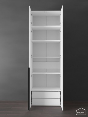 Шкаф с антресолью Linnea MHR-2A-4 2450х800х510 (Белый-М 11.1.2) в Троицке - troick.ok-mebel.com | фото 6