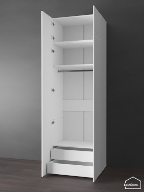 Шкаф с антресолью Linnea MHR-2POA-3 2450х800х510 (Белый-М 11.1.2) в Троицке - troick.ok-mebel.com | фото 6