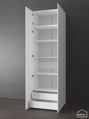 Шкаф с антресолью Linnea MHR-2POA-4 2450х800х510 (Белый-М 11.1.2) в Троицке - troick.ok-mebel.com | фото 5