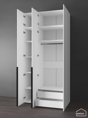 Шкаф с антресолью Linnea MHR-3A-2 2450х1200х510 (Белый-М 11.1.1) в Троицке - troick.ok-mebel.com | фото 5
