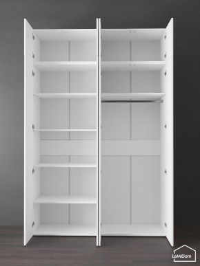 Шкаф с антресолью Linnea MHR-4POA-1 2450х1600х510 (Белый-М 11.1.2) в Троицке - troick.ok-mebel.com | фото 4