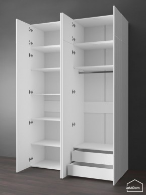 Шкаф с антресолью Linnea MHR-4POA-2 2450х1600х510 (Белый-М 11.1.2) в Троицке - troick.ok-mebel.com | фото 6