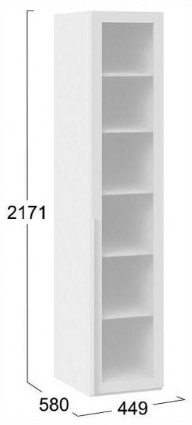 Шкаф-витрина Порто СМ-393.07.008 в Троицке - troick.ok-mebel.com | фото 3