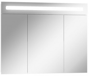 Шкаф-зеркало Аврора 90 с подсветкой LED Домино (DV8011HZ) в Троицке - troick.ok-mebel.com | фото 1
