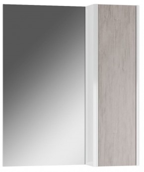 Шкаф-зеркало Uno 60 Дуб серый левый/правый Домино (DU1503HZ) в Троицке - troick.ok-mebel.com | фото