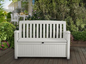 Скамья Patio Bench белый в Троицке - troick.ok-mebel.com | фото 2