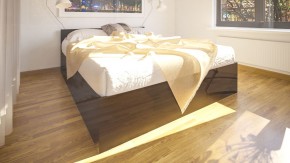 Стандарт Кровать 1600, цвет венге, ШхГхВ 163,5х203,5х70 см., сп.м. 1600х2000 мм., без матраса, основание есть в Троицке - troick.ok-mebel.com | фото 6