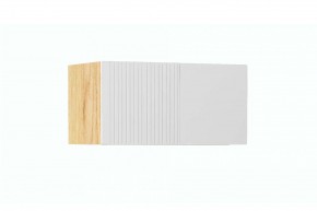 СТЕФАНИ-1.1 Антресоль (дуб крафт золотой/белый софт) в Троицке - troick.ok-mebel.com | фото