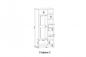 СТЕФАНИ-2 Шкаф в Троицке - troick.ok-mebel.com | фото 2
