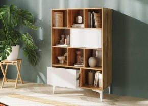Стеллаж Арбат (белый) в Троицке - troick.ok-mebel.com | фото 3