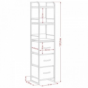Стеллаж комбинированный Ноа в Троицке - troick.ok-mebel.com | фото 11