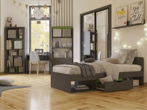 НЕАПОЛЬ Стеллаж с дверками в Троицке - troick.ok-mebel.com | фото 2