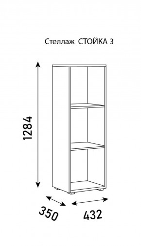 Стеллаж Стойка 3 в Троицке - troick.ok-mebel.com | фото 5