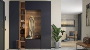 Стенка для прихожей Лаура в Троицке - troick.ok-mebel.com | фото