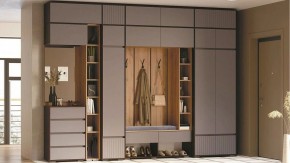 Стенка для прихожей Роут в Троицке - troick.ok-mebel.com | фото 2
