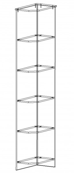 Стенка Сабина (модульная) венге/дуб белфорт в Троицке - troick.ok-mebel.com | фото 13