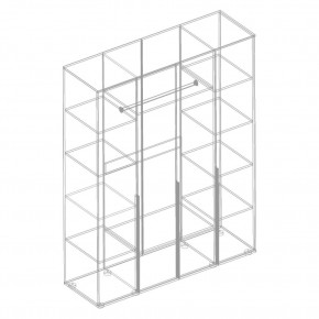 СТИЛ Шкаф 4-ств для одежды в Троицке - troick.ok-mebel.com | фото 2