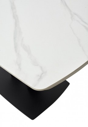 Стол ALATRI 120 MATT WHITE MARBLE SOLID CERAMIC / BLACK, ®DISAUR в Троицке - troick.ok-mebel.com | фото 11